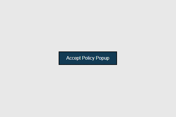 Accept Policy Popup